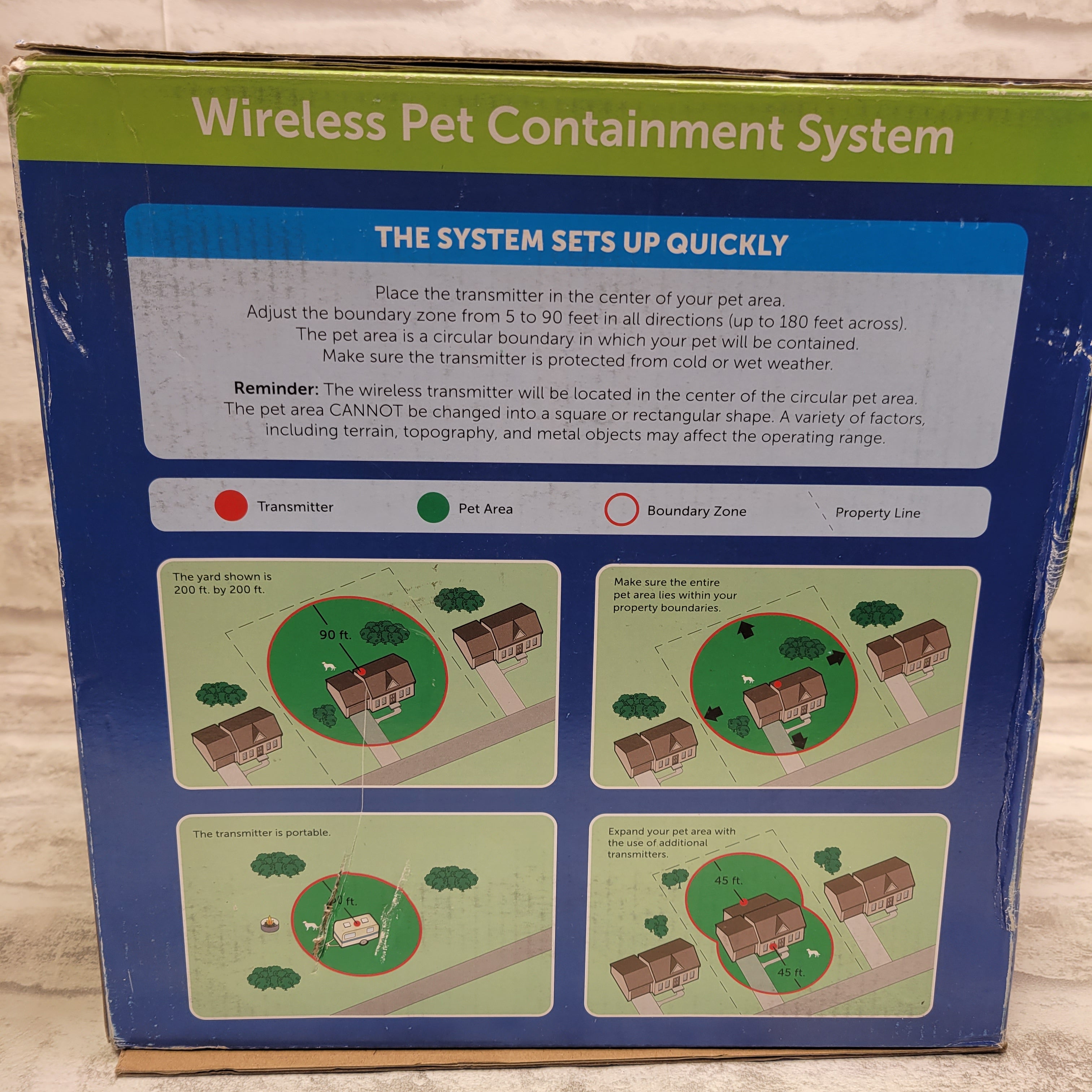 PetSafe Wireless Fence Pet Containment System, Covers up to 1/2 Acre (7611659780334)
